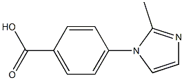 4-(2-methyl-1H-imidazol-1-yl)benzoic acid Struktur