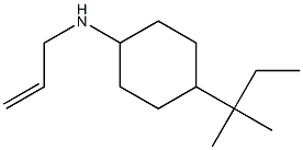 4-(2-methylbutan-2-yl)-N-(prop-2-en-1-yl)cyclohexan-1-amine Struktur