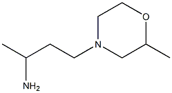 4-(2-methylmorpholin-4-yl)butan-2-amine Struktur