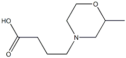 4-(2-methylmorpholin-4-yl)butanoic acid Struktur