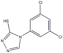 4-(3,5-dichlorophenyl)-4H-1,2,4-triazole-3-thiol Struktur