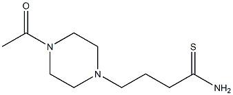 4-(4-acetylpiperazin-1-yl)butanethioamide Struktur