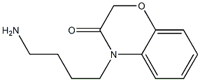 4-(4-aminobutyl)-3,4-dihydro-2H-1,4-benzoxazin-3-one Struktur