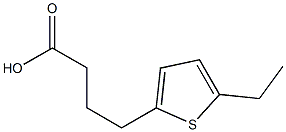 4-(5-ethylthiophen-2-yl)butanoic acid Struktur