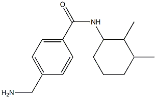 4-(aminomethyl)-N-(2,3-dimethylcyclohexyl)benzamide Struktur