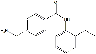 4-(aminomethyl)-N-(2-ethylphenyl)benzamide Struktur