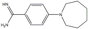 4-(azepan-1-yl)benzene-1-carboximidamide Struktur