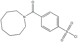 4-(azocan-1-ylcarbonyl)benzene-1-sulfonyl chloride Struktur