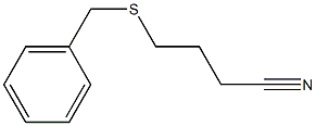 4-(benzylsulfanyl)butanenitrile Struktur