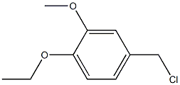 4-(chloromethyl)-1-ethoxy-2-methoxybenzene Struktur