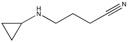 4-(cyclopropylamino)butanenitrile Struktur