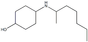 4-(heptan-2-ylamino)cyclohexan-1-ol Struktur