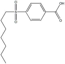 4-(heptane-1-sulfonyl)benzoic acid Struktur