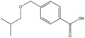 4-(isobutoxymethyl)benzoic acid Struktur