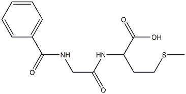 4-(methylsulfanyl)-2-[2-(phenylformamido)acetamido]butanoic acid Struktur