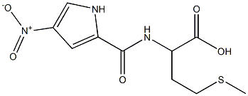 4-(methylthio)-2-{[(4-nitro-1H-pyrrol-2-yl)carbonyl]amino}butanoic acid Struktur