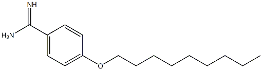 4-(nonyloxy)benzene-1-carboximidamide Struktur