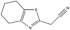 4,5,6,7-tetrahydro-1,3-benzothiazol-2-ylacetonitrile Struktur