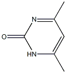 4,6-dimethyl-1,2-dihydropyrimidin-2-one Struktur