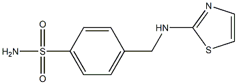 4-[(1,3-thiazol-2-ylamino)methyl]benzene-1-sulfonamide Struktur