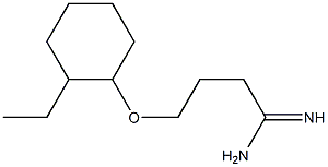 4-[(2-ethylcyclohexyl)oxy]butanimidamide Struktur