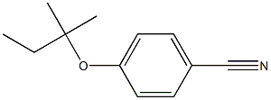 4-[(2-methylbutan-2-yl)oxy]benzonitrile Struktur