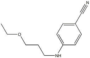 4-[(3-ethoxypropyl)amino]benzonitrile Struktur