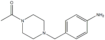 4-[(4-acetylpiperazin-1-yl)methyl]aniline Struktur