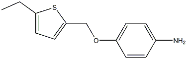 4-[(5-ethylthien-2-yl)methoxy]aniline Struktur