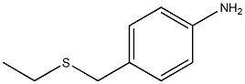 4-[(ethylsulfanyl)methyl]aniline Struktur