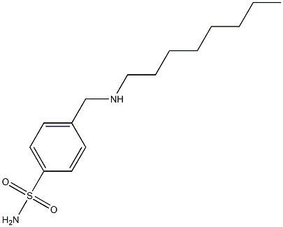 4-[(octylamino)methyl]benzene-1-sulfonamide Struktur