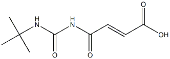 4-[(tert-butylcarbamoyl)amino]-4-oxobut-2-enoic acid Struktur