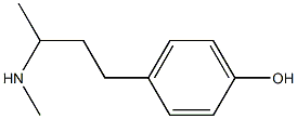 4-[3-(methylamino)butyl]phenol Struktur