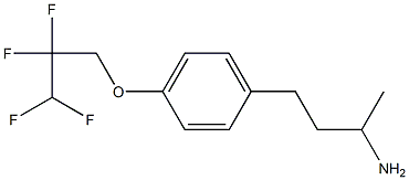 4-[4-(2,2,3,3-tetrafluoropropoxy)phenyl]butan-2-amine Struktur