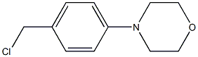 4-[4-(chloromethyl)phenyl]morpholine Struktur