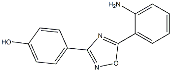 4-[5-(2-aminophenyl)-1,2,4-oxadiazol-3-yl]phenol Struktur