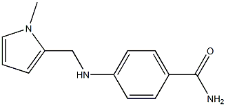 4-{[(1-methyl-1H-pyrrol-2-yl)methyl]amino}benzamide Struktur