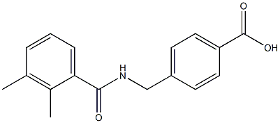 4-{[(2,3-dimethylphenyl)formamido]methyl}benzoic acid Struktur