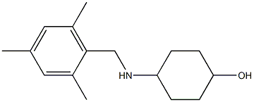 4-{[(2,4,6-trimethylphenyl)methyl]amino}cyclohexan-1-ol Struktur