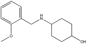 4-{[(2-methoxyphenyl)methyl]amino}cyclohexan-1-ol Struktur