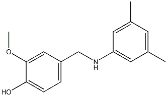 4-{[(3,5-dimethylphenyl)amino]methyl}-2-methoxyphenol Struktur