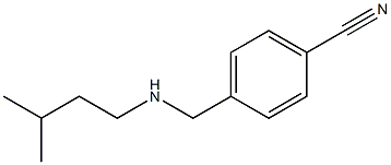 4-{[(3-methylbutyl)amino]methyl}benzonitrile Struktur