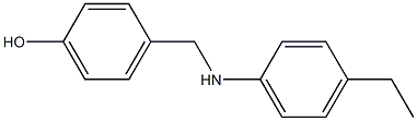 4-{[(4-ethylphenyl)amino]methyl}phenol Struktur