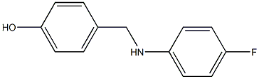 4-{[(4-fluorophenyl)amino]methyl}phenol Struktur