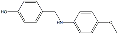 4-{[(4-methoxyphenyl)amino]methyl}phenol Struktur