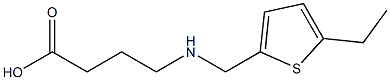 4-{[(5-ethylthien-2-yl)methyl]amino}butanoic acid Struktur