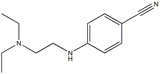 4-{[2-(diethylamino)ethyl]amino}benzonitrile Struktur