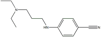 4-{[3-(diethylamino)propyl]amino}benzonitrile Struktur