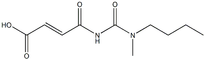 4-{[butyl(methyl)carbamoyl]amino}-4-oxobut-2-enoic acid Struktur