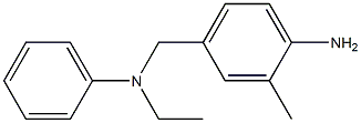 4-{[ethyl(phenyl)amino]methyl}-2-methylaniline Struktur